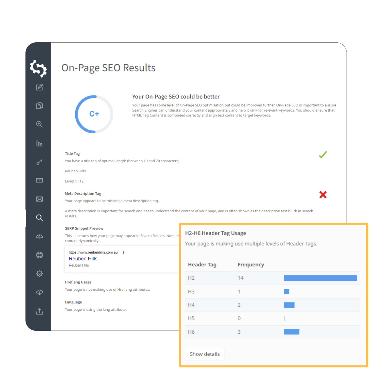 On-Page SEO Results Example